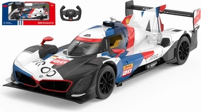 BMW Toys 1/14 Scale RC Car, Licensed BMW M Hybrid V8 LMDH Remote Control Toy Car, Manual Doors, 2.4GHz Frequency, for Kids and Adults, Official Merchandise