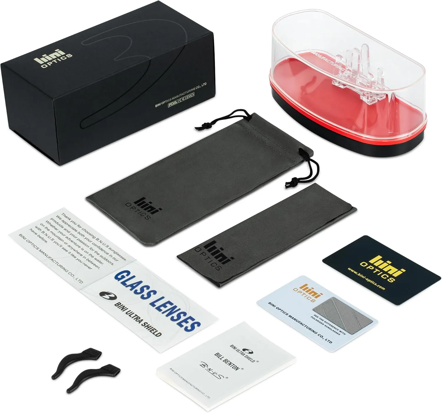 BNUS Polarized Sunglasses with Corning Glass Lens - High Definition, Fashionable, and Scratch-Resistant