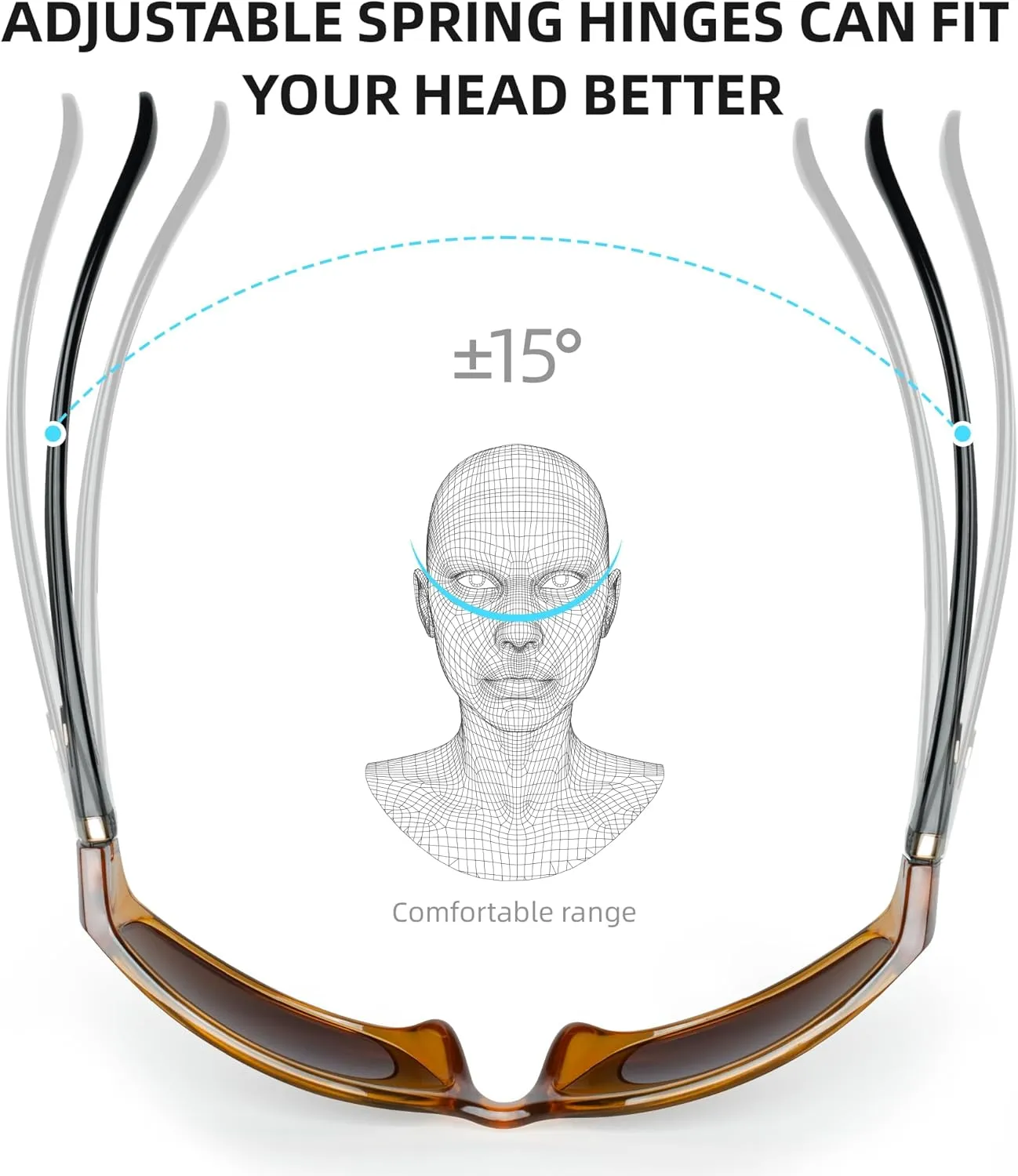 BNUS Polarized Sunglasses with Corning Glass Lens - High Definition, Fashionable, and Scratch-Resistant
