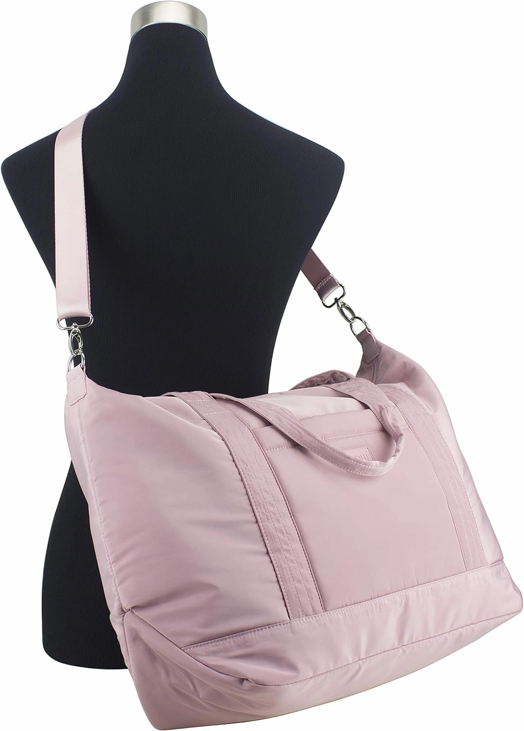 BODHI Metro Soft Puffy Shoulder Bag Travel Duffel Tote Carry on Luggage Sport Weekender Overnight Women For Spirit Airlines