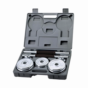 Body Sculpture 15kg Chrome Dumbbell Set