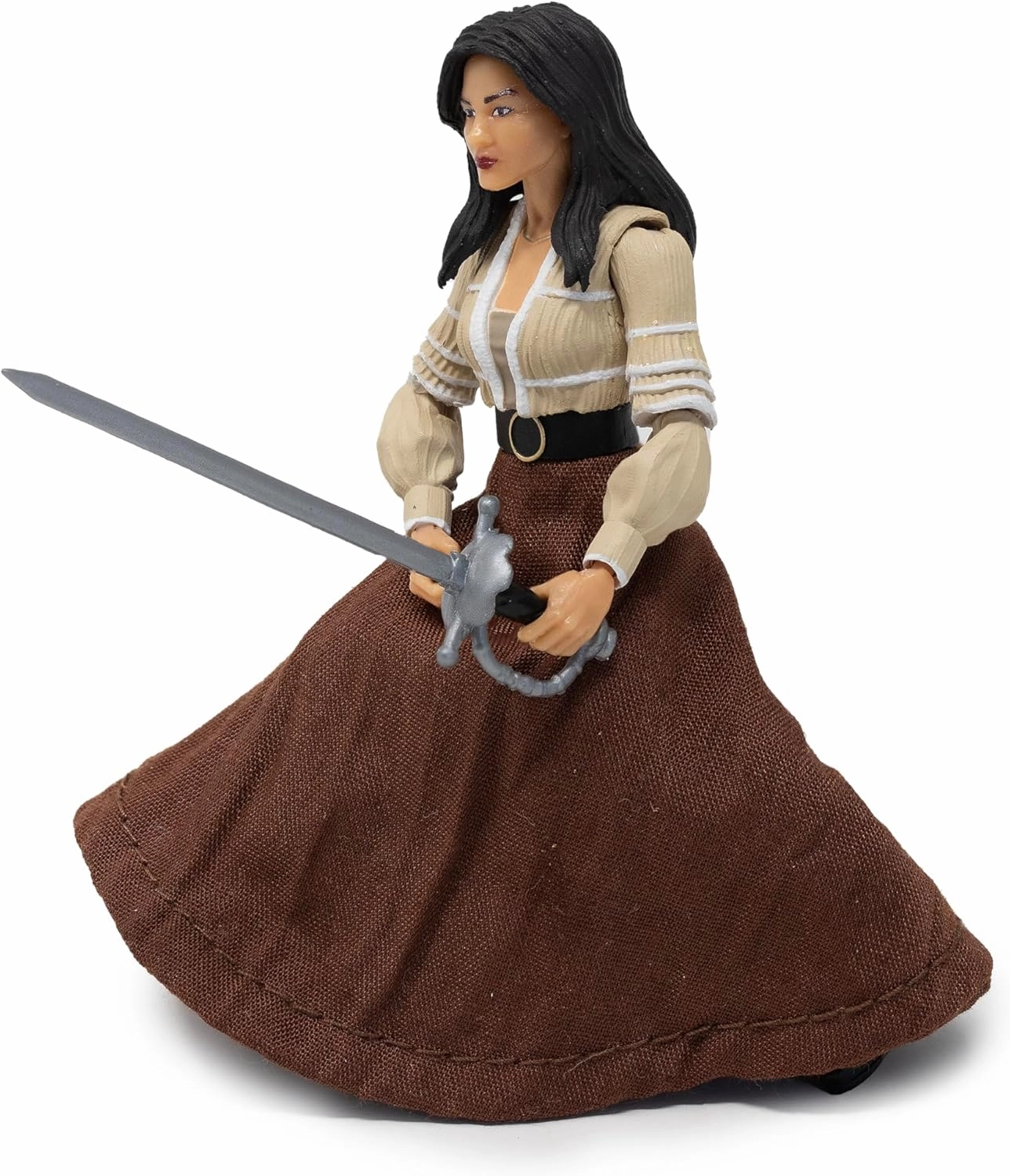 Boss Fight Studio Hero H.A.C.K.S. Elena, Heroine Daughter of Zorro Action Figure – Highly Articulated Collectible Figurine with Accessories Including Gun, Sword, Soft Goods Skirt, and Stand – 1:18