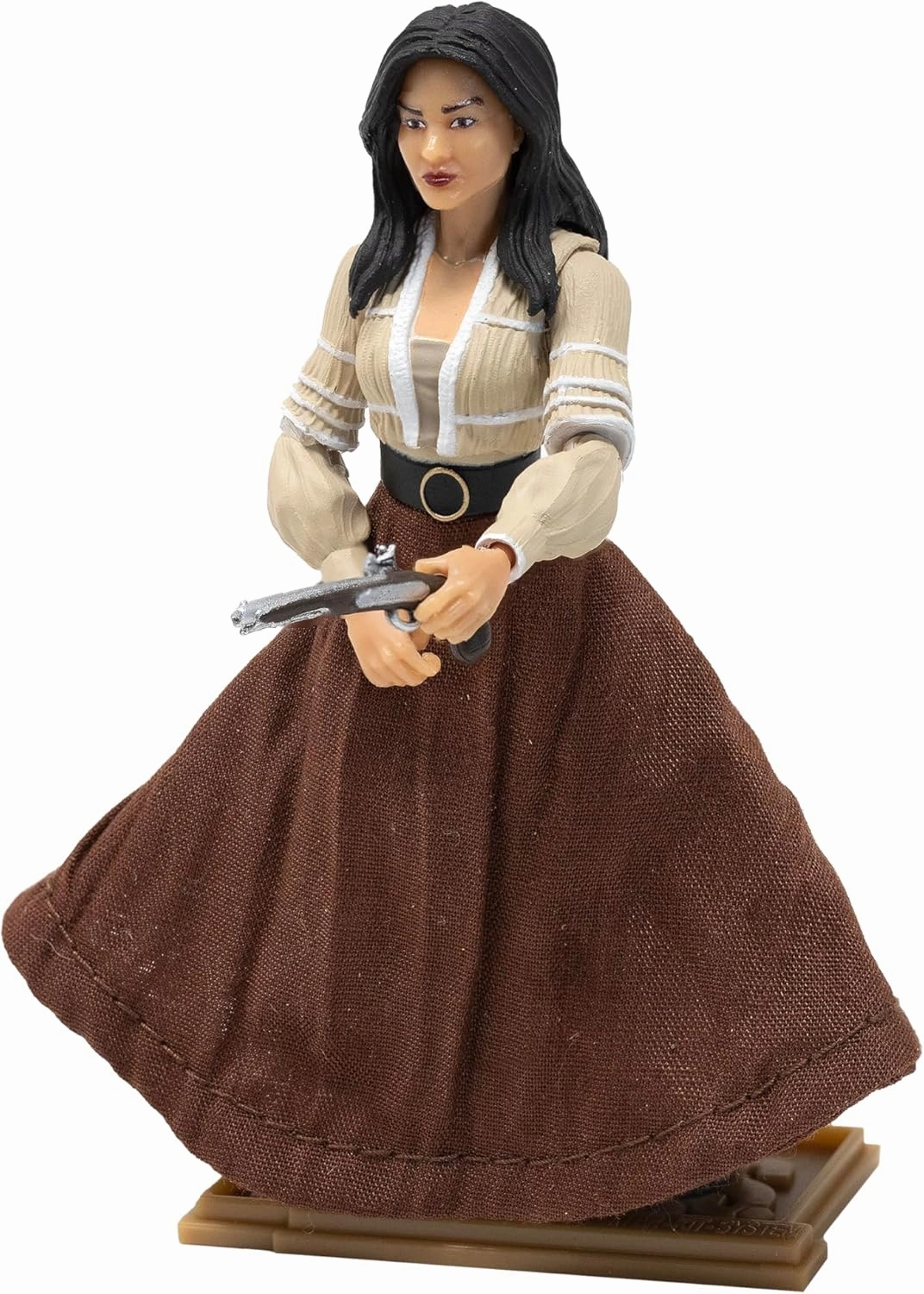 Boss Fight Studio Hero H.A.C.K.S. Elena, Heroine Daughter of Zorro Action Figure – Highly Articulated Collectible Figurine with Accessories Including Gun, Sword, Soft Goods Skirt, and Stand – 1:18