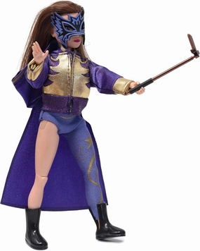 Boss Fight Studio Lady Maravilla, I Am Brilliance Doll, Lucha Libre Collectible Action Figure – Highly Articulated Soft Goods Figurine with Accessories Including Smartphone and Selfie Stick – 1:12
