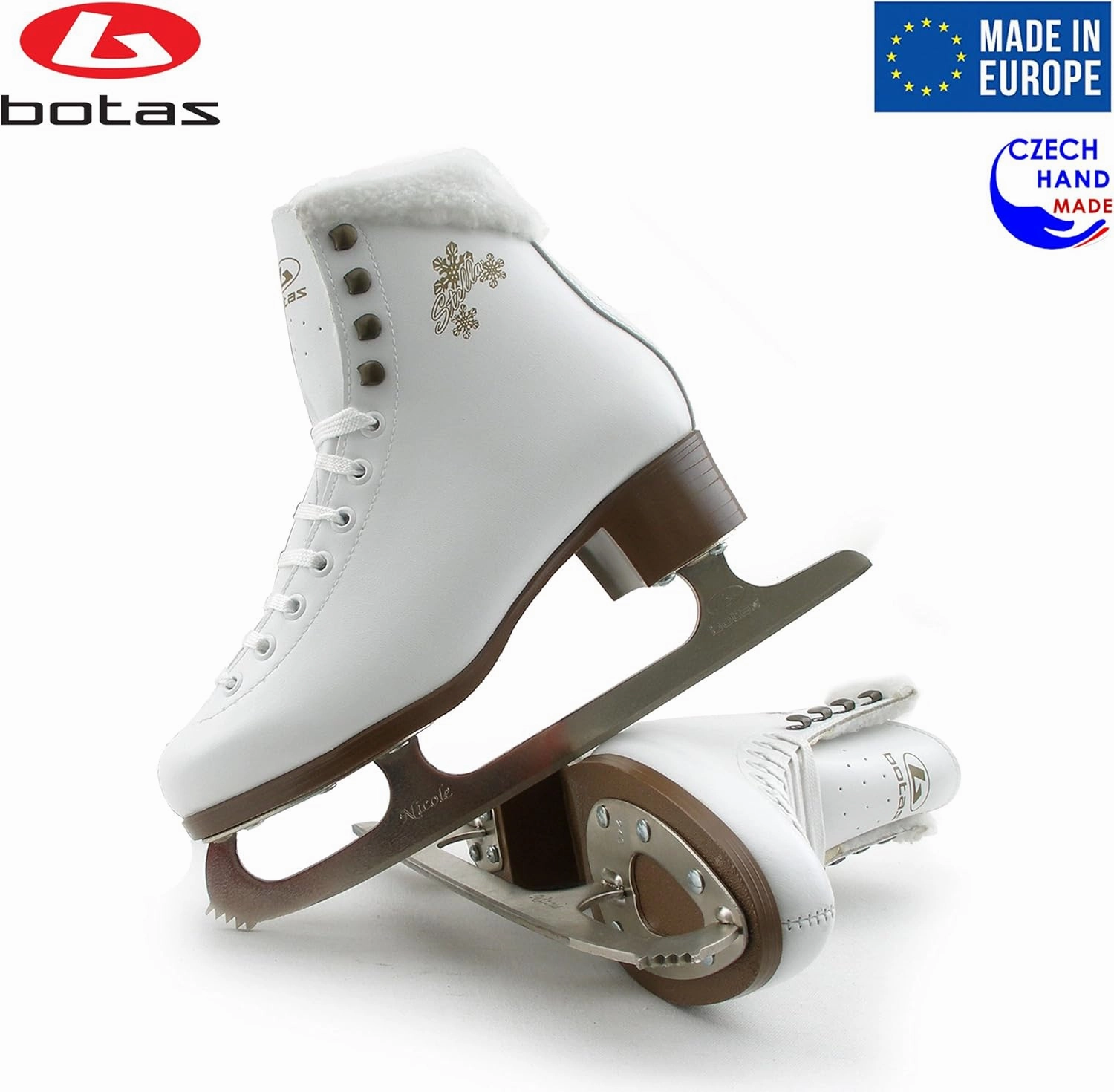 Botas - Models: Stella, Regina, Robin/Figure Ice Skates for Women, Men, Girls, Boys, Kids/Nicole Blades