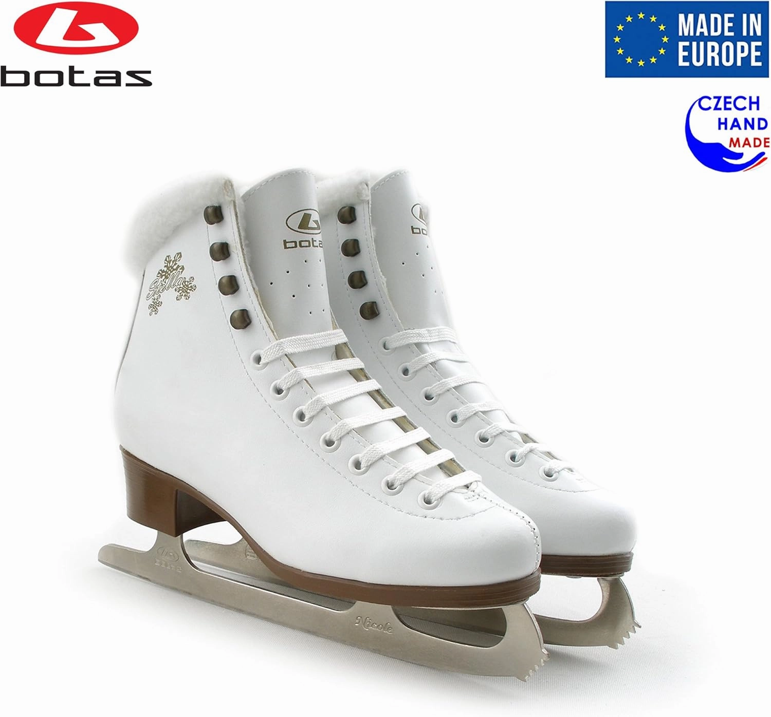 Botas - Models: Stella, Regina, Robin/Figure Ice Skates for Women, Men, Girls, Boys, Kids/Nicole Blades