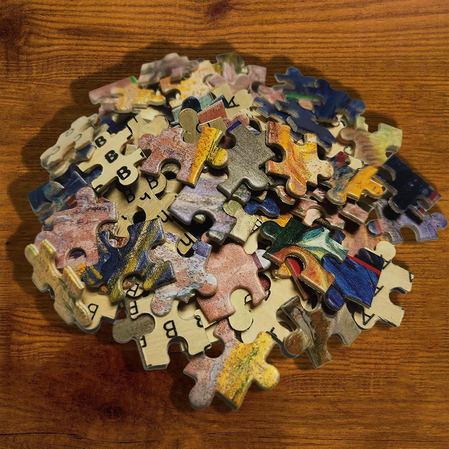 Bristlegrass Wooden Jigsaw Puzzles 500 Piece Puzzles for Adults -Van Gogh-Collection of self-Portraits-European Style Classical Oil Toy Gifts Art Painting Puzzles (500pc Collection of self-Portraits)