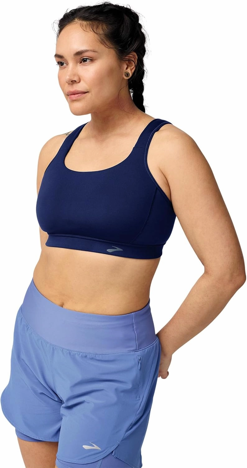 Brooks Women's Convertible 2.0 Sports Bra for High Impact Running, Workouts and Sports with Maximum Support