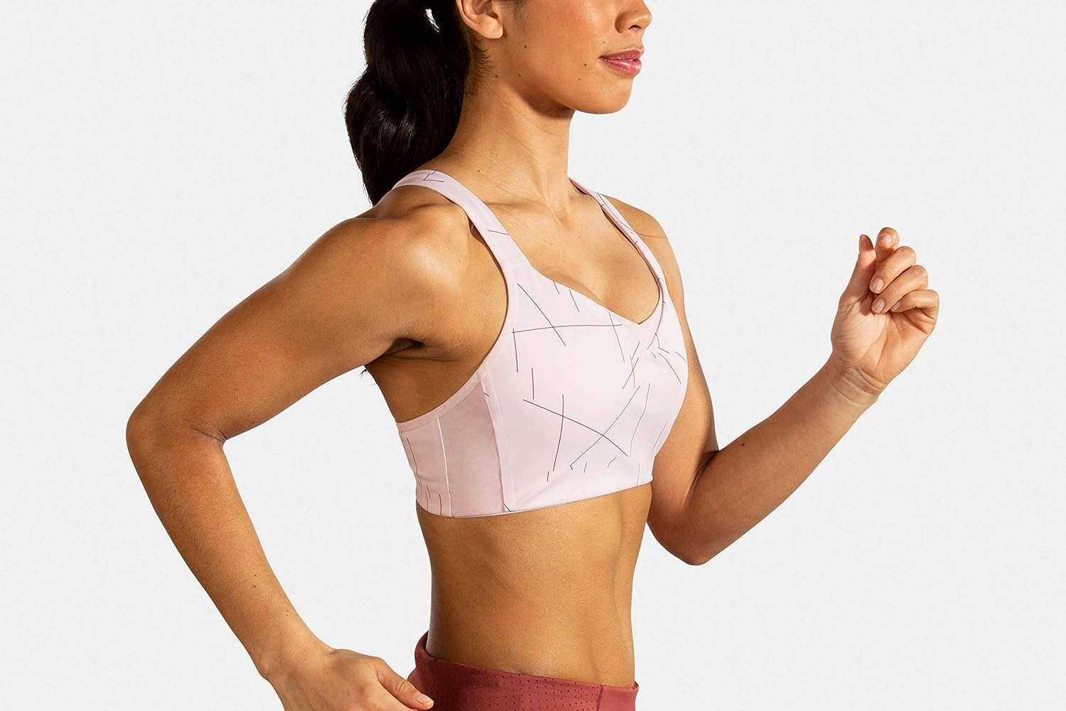 Brooks Women's Convertible Run Bra for High Impact Running, Workouts & Sports with Maximum Support