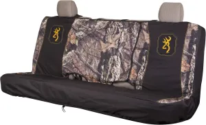 Browning Universal Front and Bench Seat Covers, Water Resistant for Car, Truck, and SUV, Buckmark (Mossy Oak Break-Up Country), Single, Full Size Bench