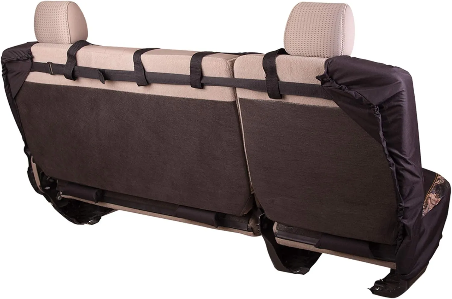 Browning Universal Front and Bench Seat Covers, Water Resistant for Car, Truck, and SUV, Buckmark (Mossy Oak Break-Up Country), Single, Full Size Bench