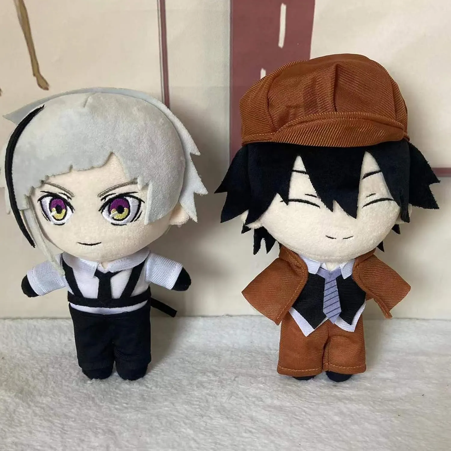 BSD Plush Doll Anime Plush Animal Soft Cartoon Figure Toys Cushions Pillows Gifts 7.8 Inches