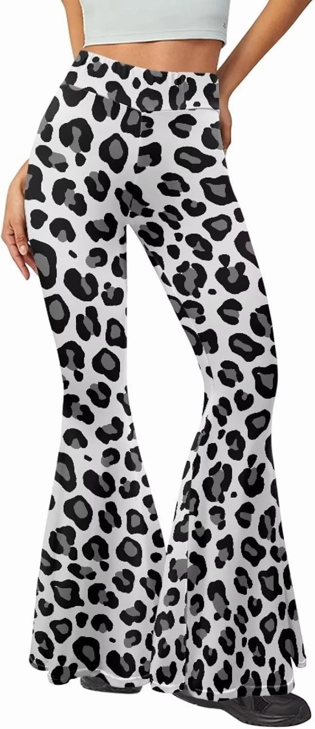 Bulopur High Waist Yoga Flare Pants for Women, Soft Tummy Control Workout Pant for Sports Running