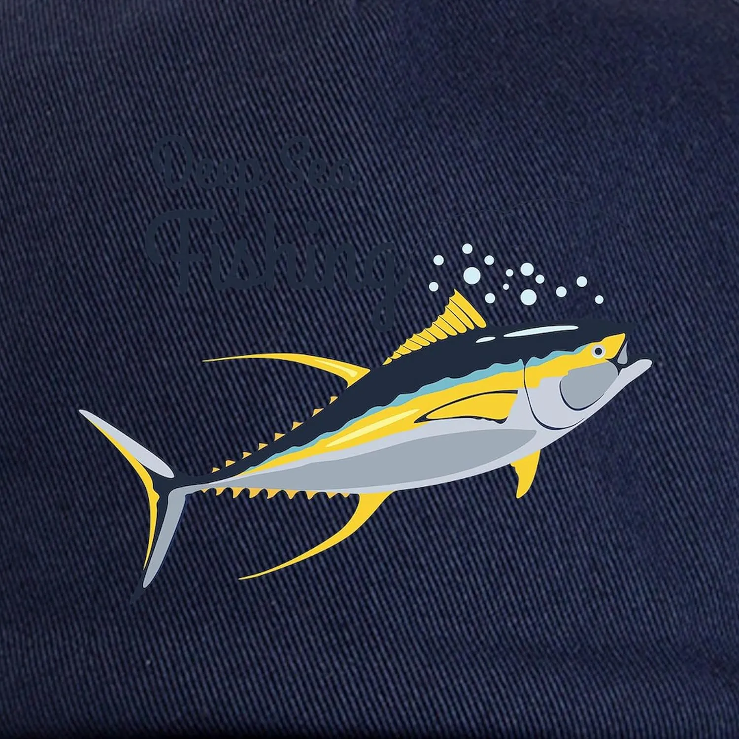 CafePress Deep Sea Fishing Adjustable Baseball Cap