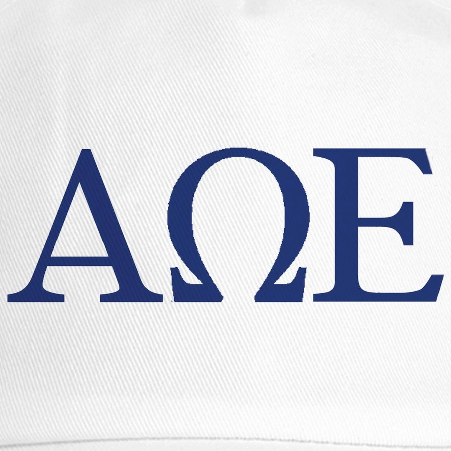 CafePress Alpha Omega Epsilon Letters Adjustable Baseball Cap