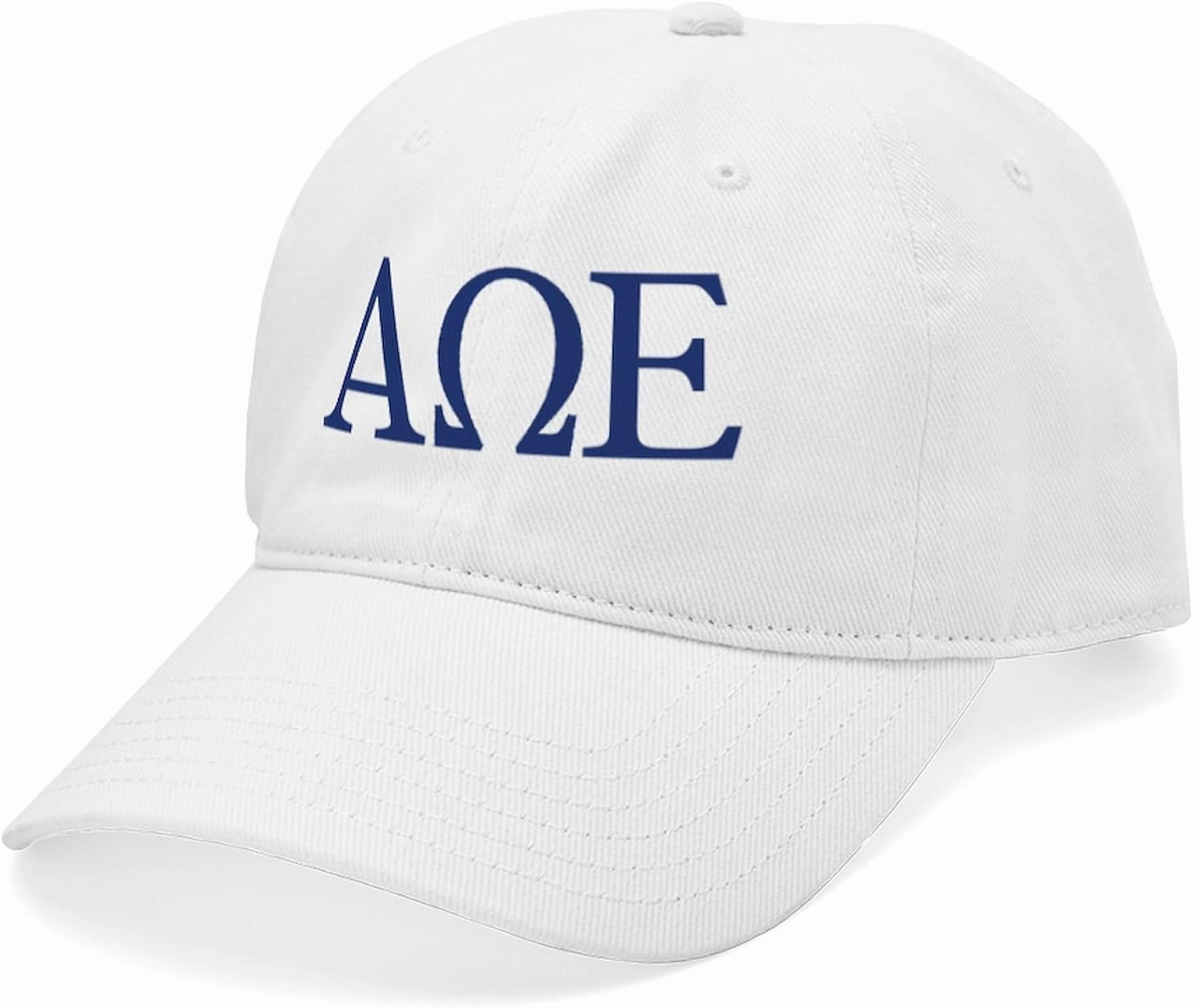 CafePress Alpha Omega Epsilon Letters Adjustable Baseball Cap