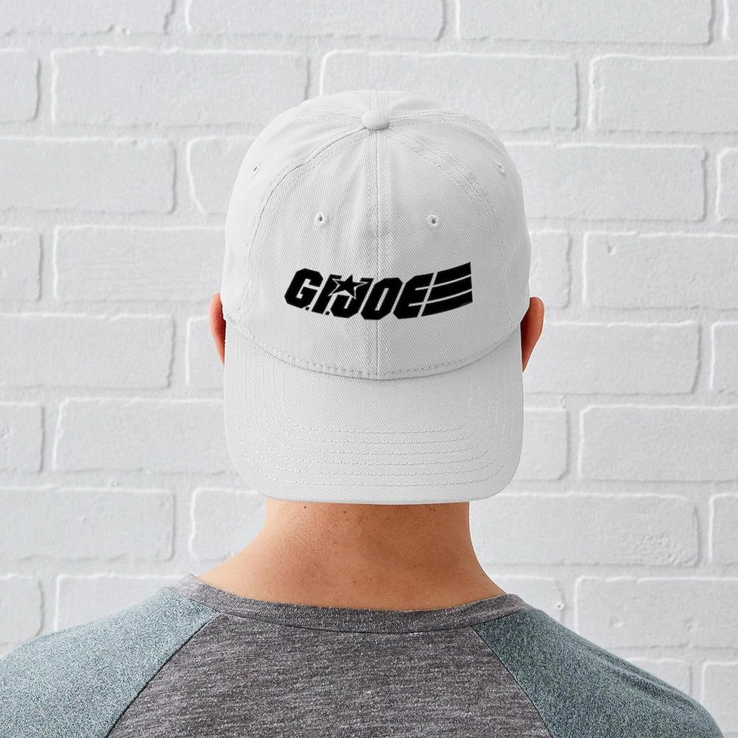 CafePress G.I. Joe Logo Black Adjustable Baseball Cap