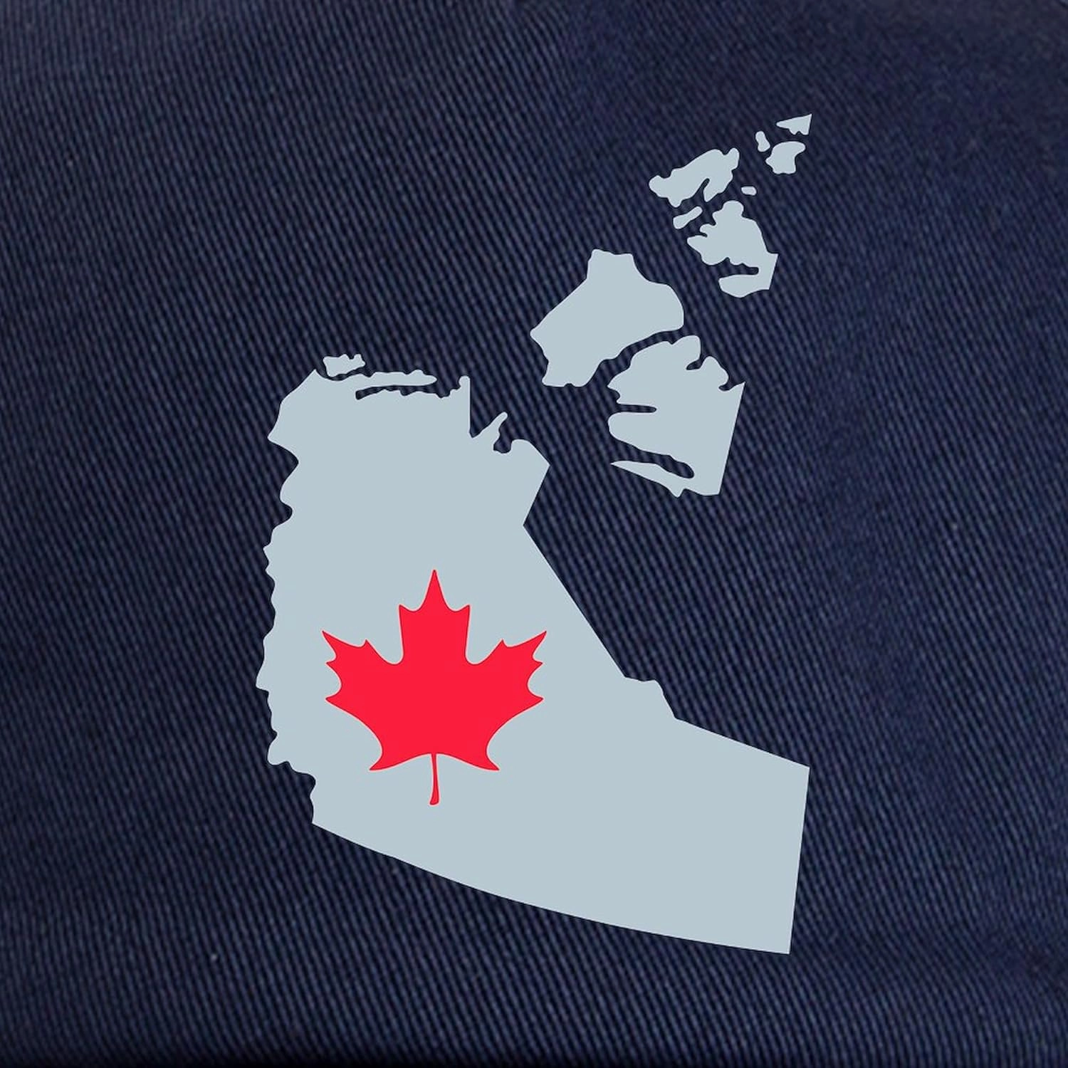 CafePress Northwest Territories Canada Map Maple Leaf Baseba Adjustable Baseball Cap