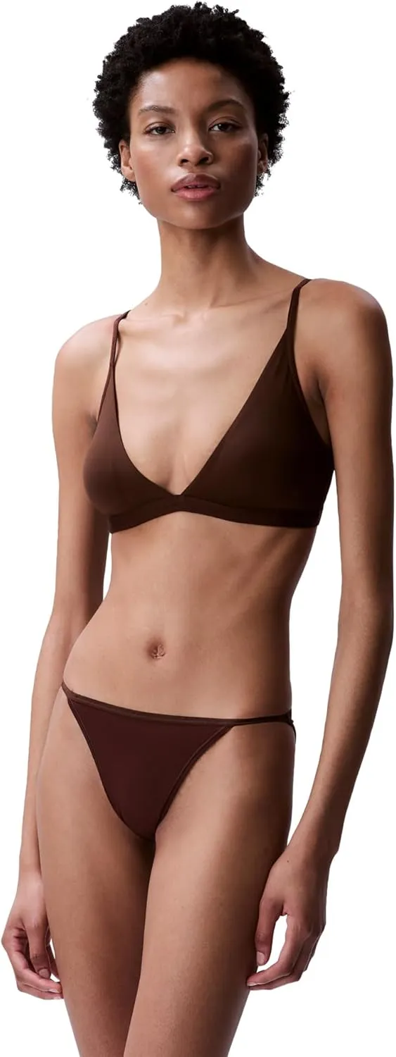 Calvin Klein Women's Form to Body Lightly Lined Triangle Bralette