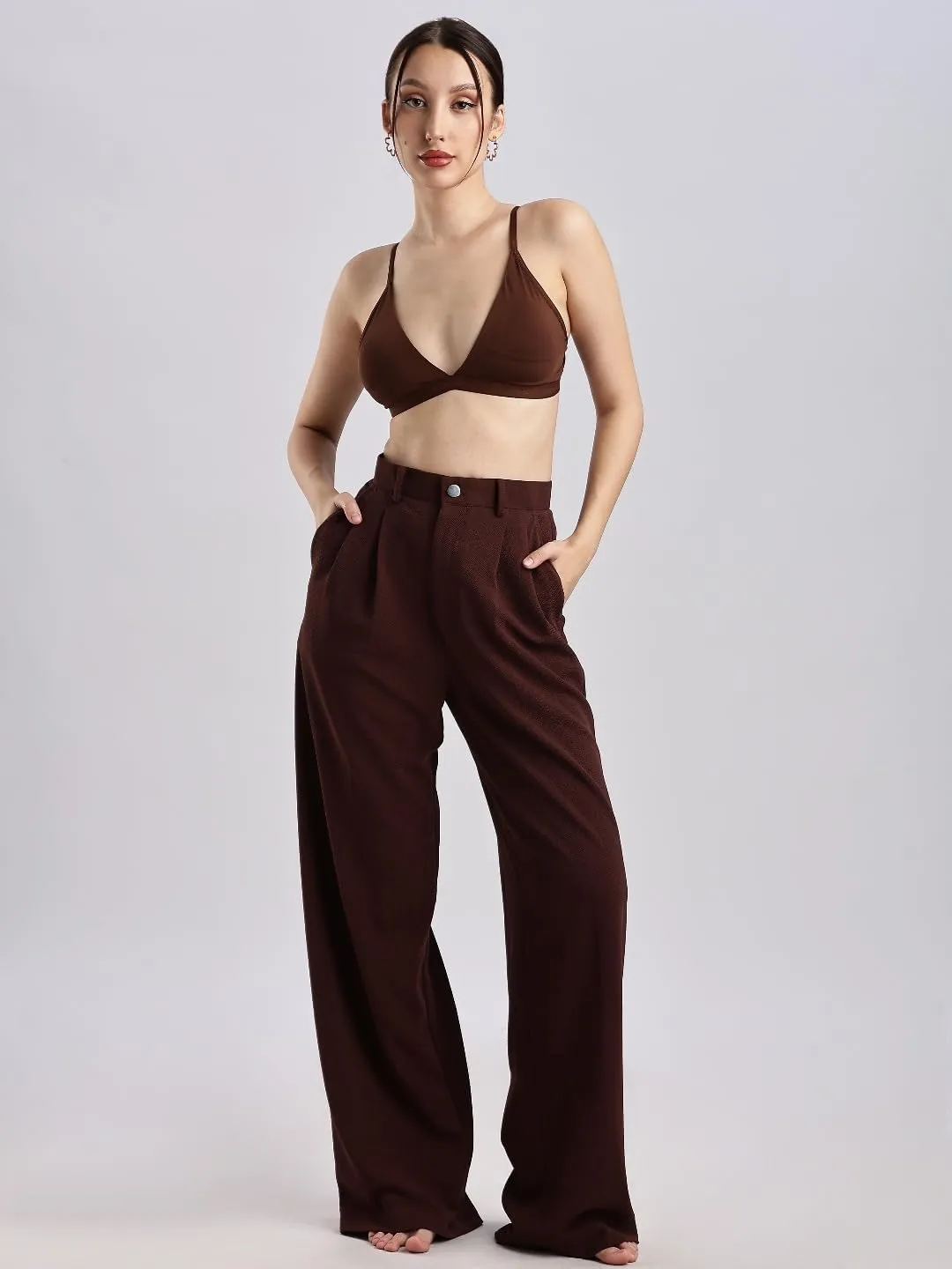 Calvin Klein Women's Form to Body Lightly Lined Triangle Bralette