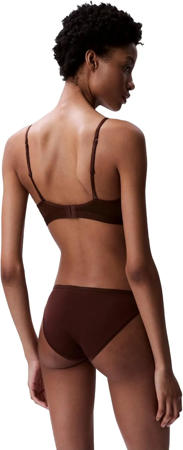 Calvin Klein Women's Form to Body Lightly Lined Triangle Bralette