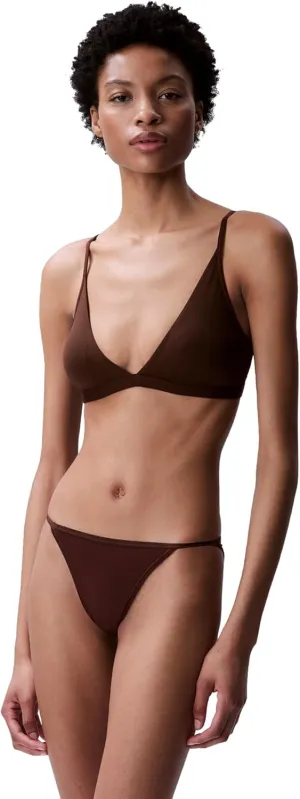 Calvin Klein Women's Form to Body Lightly Lined Triangle Bralette