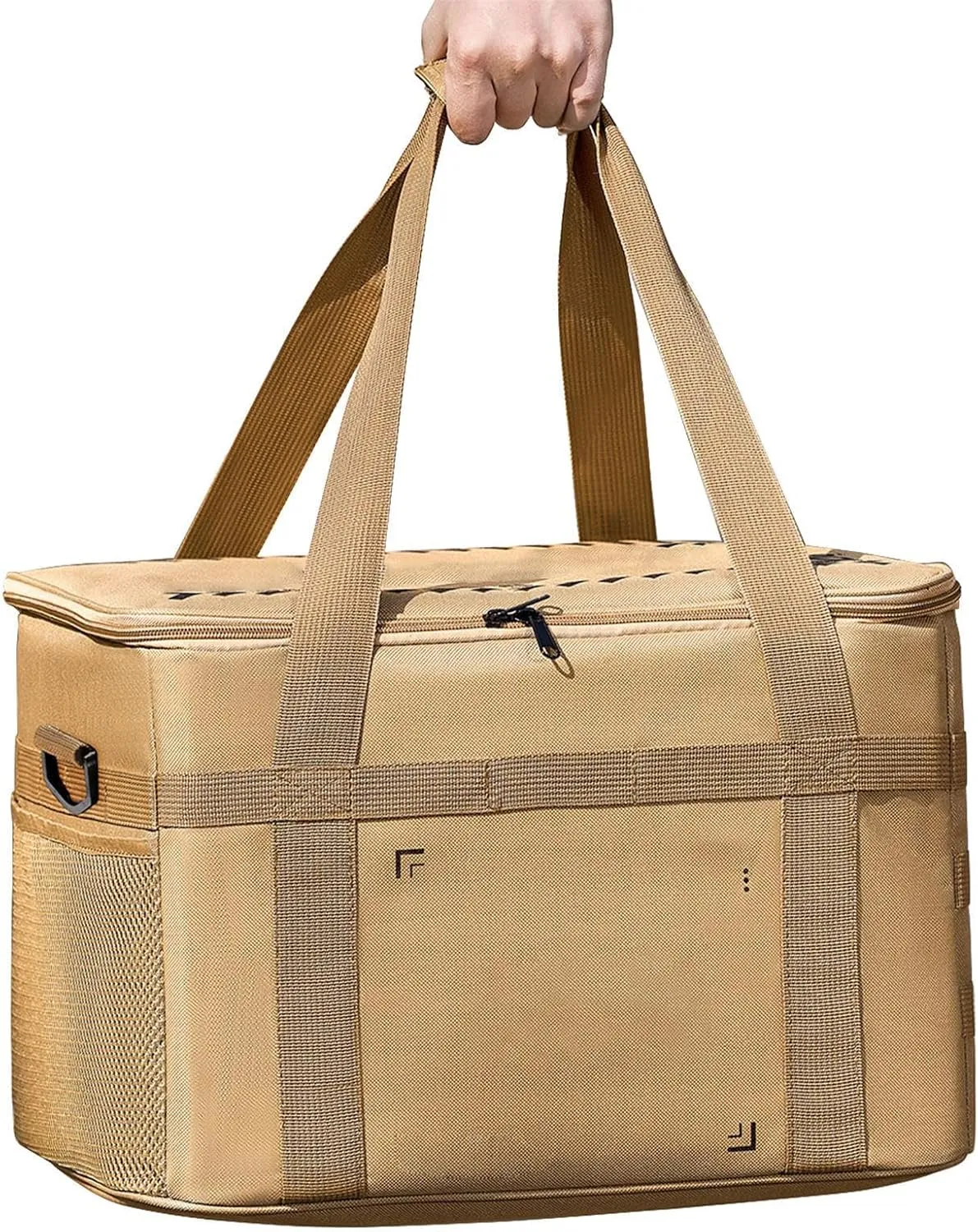 Camping Storage Bag, Outdoor Tote Bag, Insulated Cooler Case, 36L Large Capacity Storage, Insulated Thermal Interior, Versatile for Beer Fruits Salad Seafood