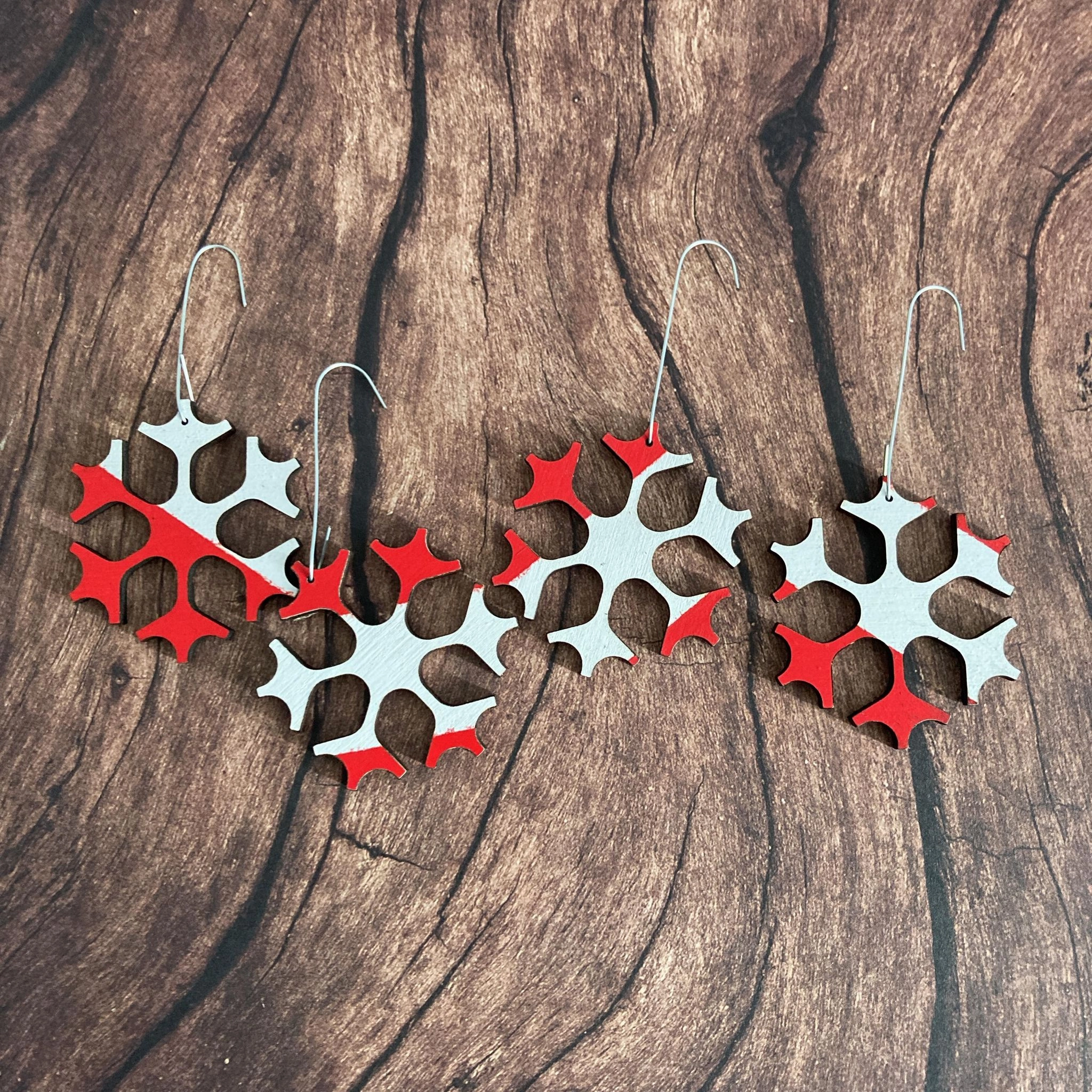 Candy Cane Lantern and 4 Matching Ornaments