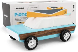 Candylab Toys - Americana Collection - Pioneer - Premium Handcrafted Wooden Car Toy