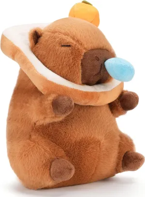 Capybara Plush Toy - Ultra Soft Stuffed Animal, Cute Realistic Design, Safe & Huggable for Kids, Adults, Pet Lovers (12"/30cm)