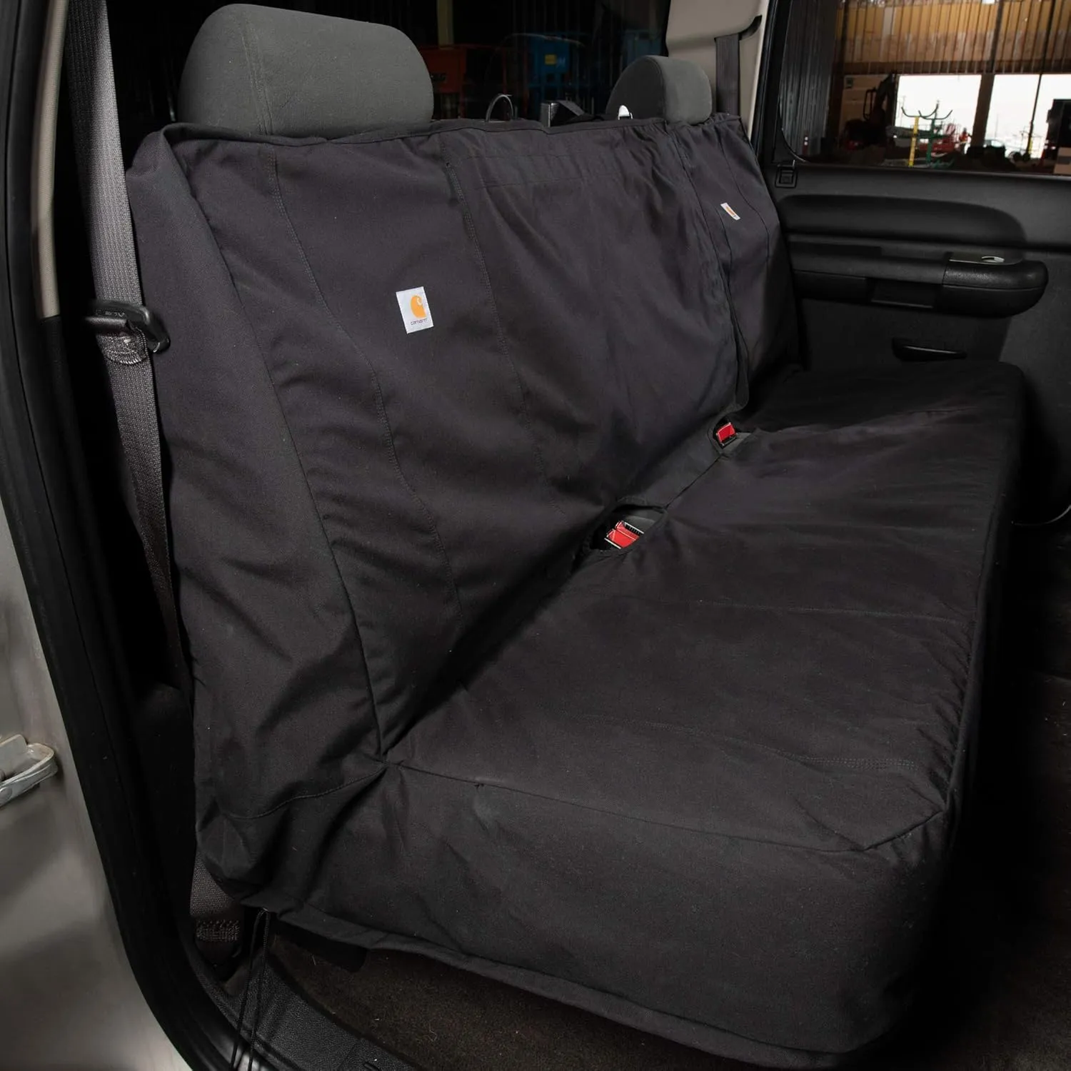 Carhartt Gear C0001435 Universal Bench Seat Cover - One Size - Black