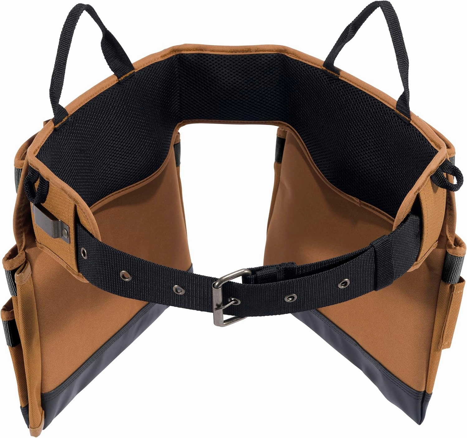 Carhartt Padded Tool Belt, Rugged Tool Belt with Tool & Fastener Storage Pockets, 11 Pocket, Carhartt Brown