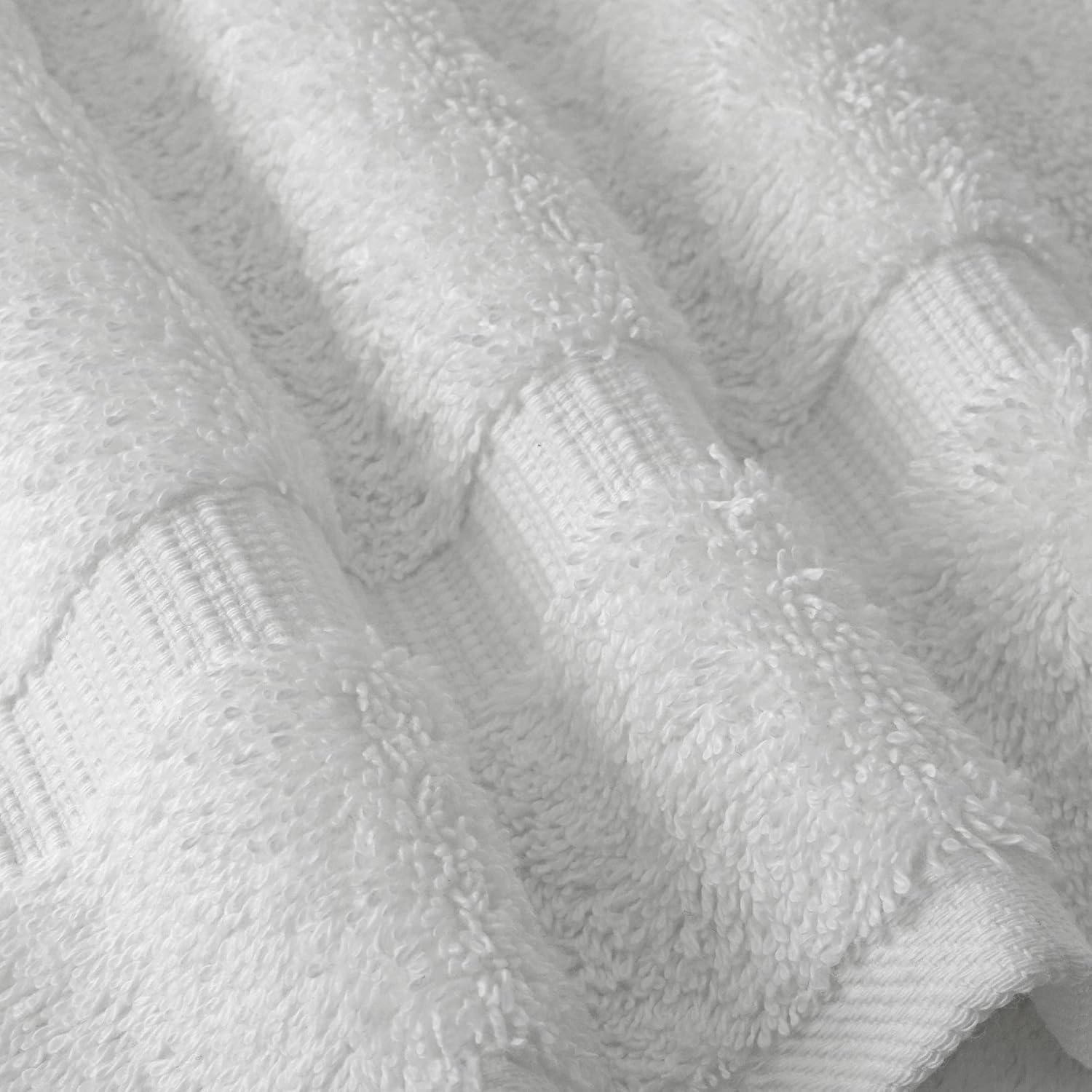 Chakir Turkish Linens Premium Cotton Absorbent Turkish Towels (8-Piece Towel Set, White)