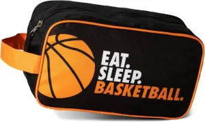 ChalkTalkSPORTS Basketball Accessory Bag | Travel Bag Dopp Kit | Eat Sleep Basketball