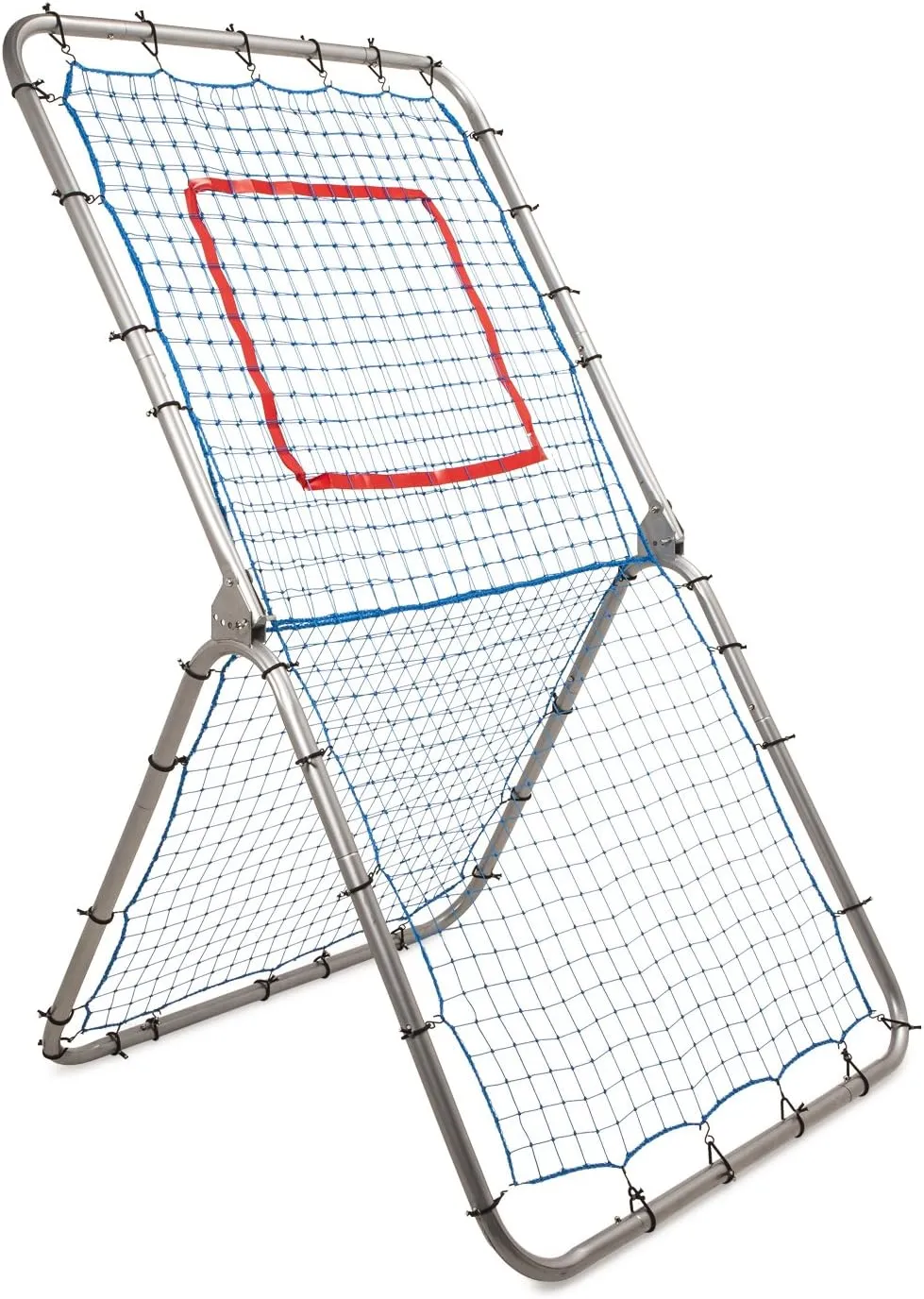 Champion Sports Rebound Pitchback Net - Adjustable Training Practice Rebounder Bounceback Pitchback Screen for Multi-Sport Training - Heavy-Duty Construction Pitchback Screen with Adjustable Angles