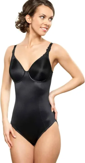 Chantelle Hedona Minimizer Shaping Bodysuit 38D, Black
