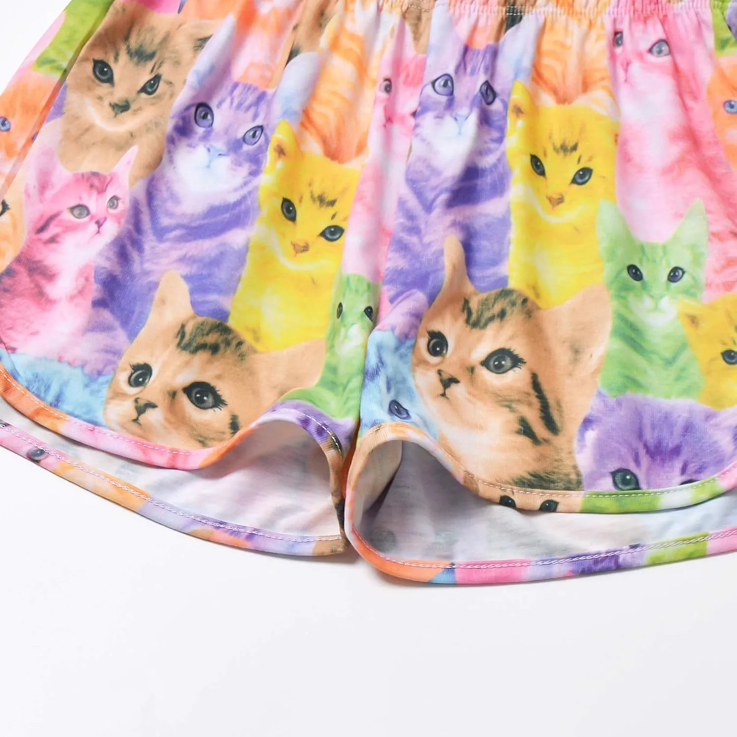 CHILDRENSTAR Matching Girls&Doll Pajama Sets Summer Pjs Flutter Sleeve Sleepwear