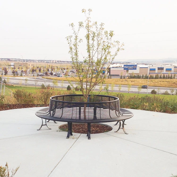 Circular outdoor metal Tree Bench | Model COLL1696