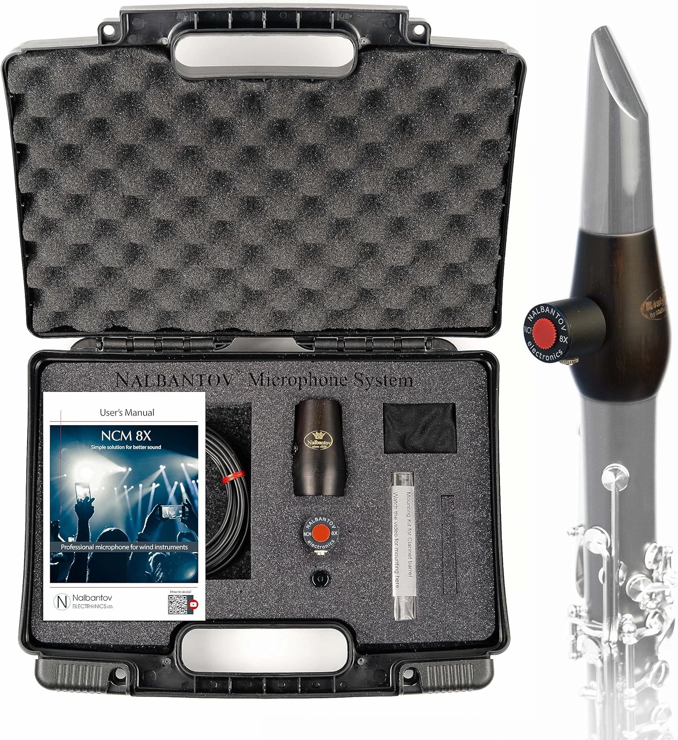 Clarinet Microphone NCM 8X SC Set   NK4 for Buffet Crampon E13