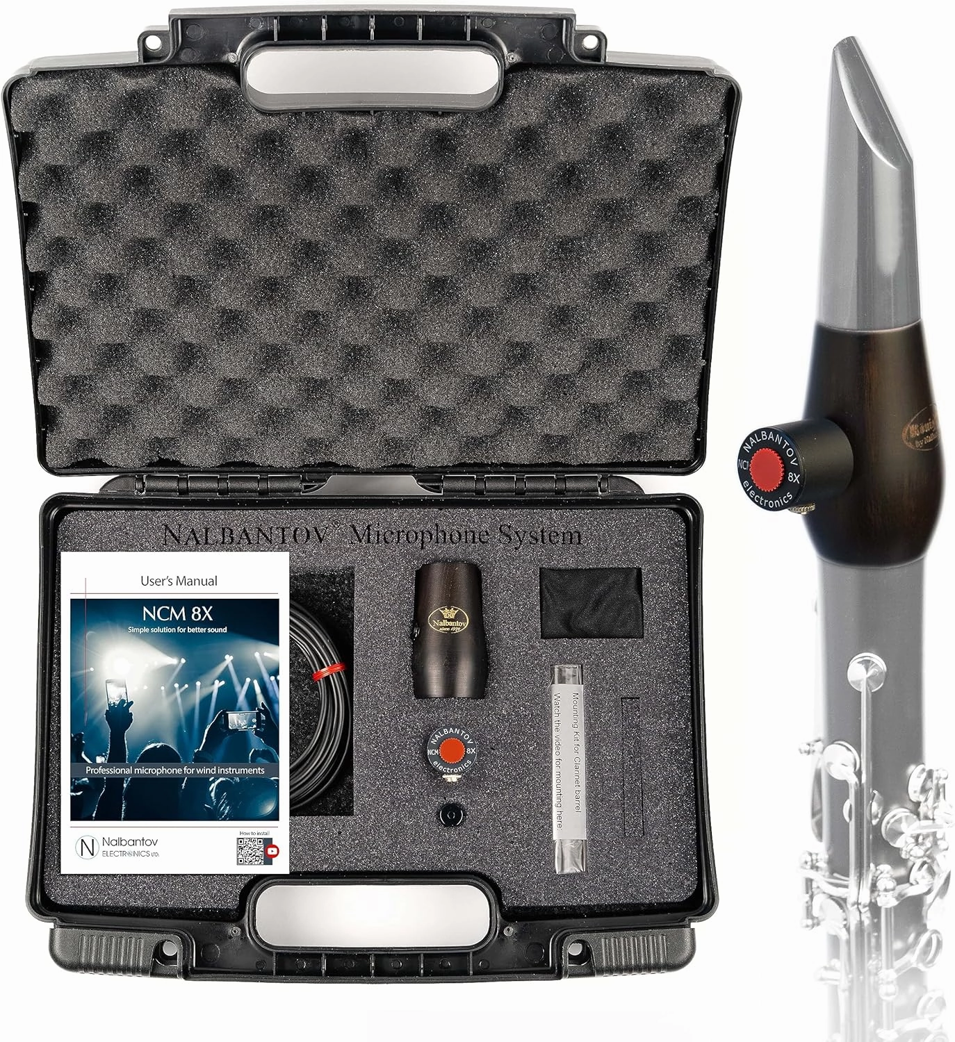 Clarinet Microphone NCM 8X SC Set   NK4 for Buffet Crampon S1