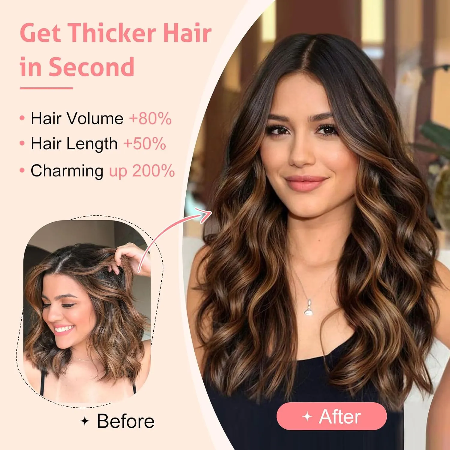 Clip in Hair Extensions - 12" Short Curly Wavy Blonde Hair Extensions, 4PCS Invisible Lace Weft Natural Soft Hairpieces for Women - Medium Golden Blonde