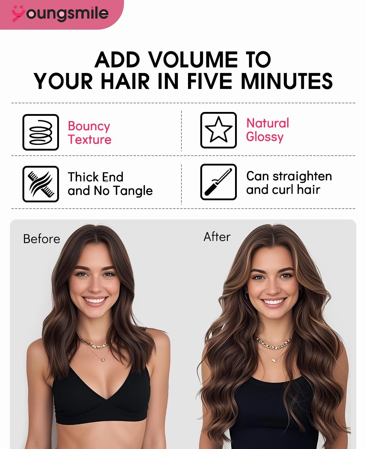 Clip in Hair Extensions Human Hair 18 Inch Balayage Black Ombre Dark Brown with Caramel Brown Clip in Remy Hair Extensions Easy to Install 160g 7 Pieces (7C#1B/4/27-18Inch)