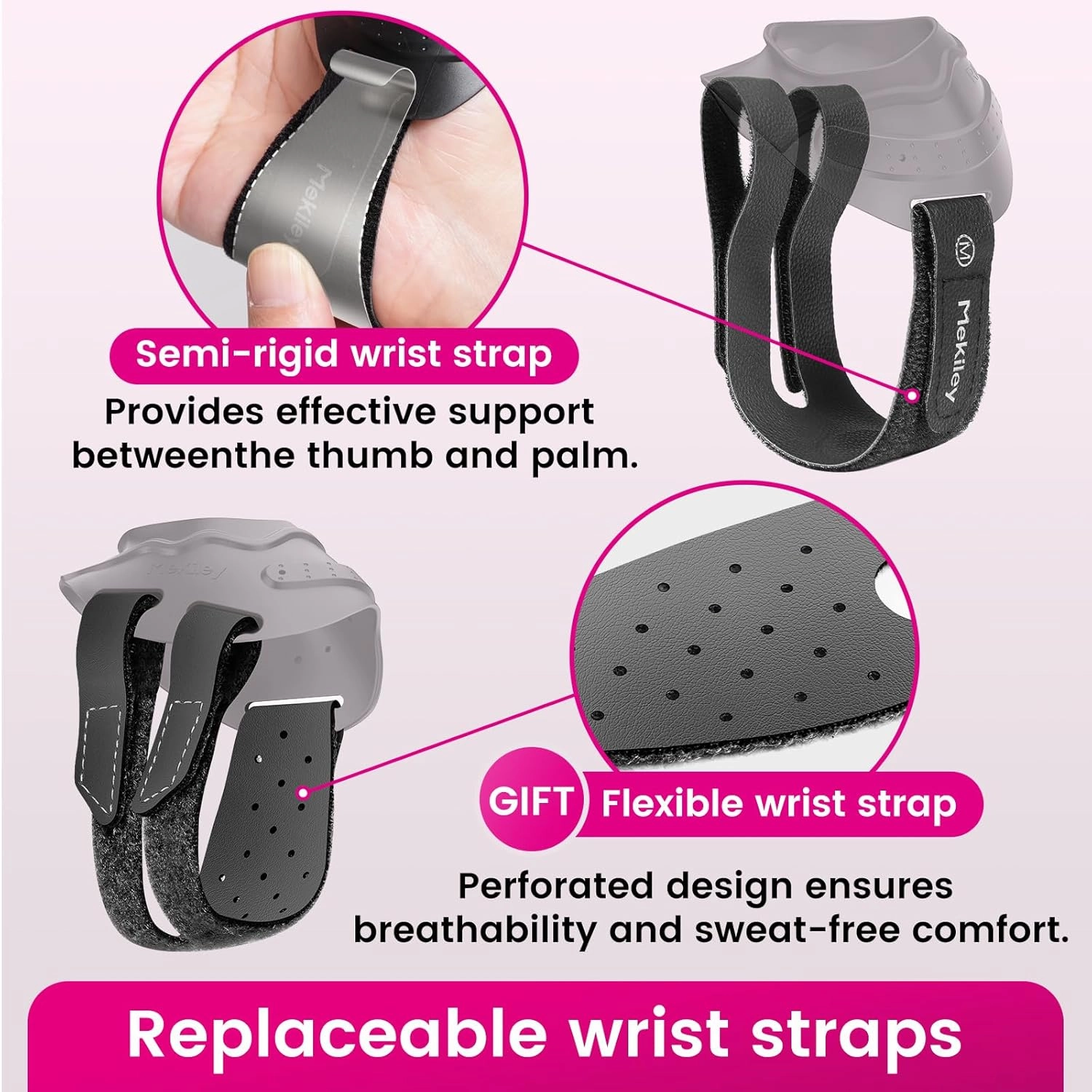 CMC Thumb Support Brace - with Firm Supportive Wrist Strap, Dual Density Thumb Brace Stabilizes CMC Joint, Pain Relief for Osteoarthritis for Women and Men (Black, Right Hand, Large)
