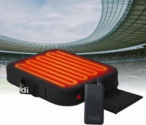 Codi Heated Stadium Seats for Bleachers, Portable Heating Cushion for Outdoor Sports, USB Battery Pack Included, Rechargeable Warmer Pads for Games