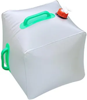 Collapsible 5 Gallon Water Bag Portable Outdoor Water Storage Container Leak-proof Spigot