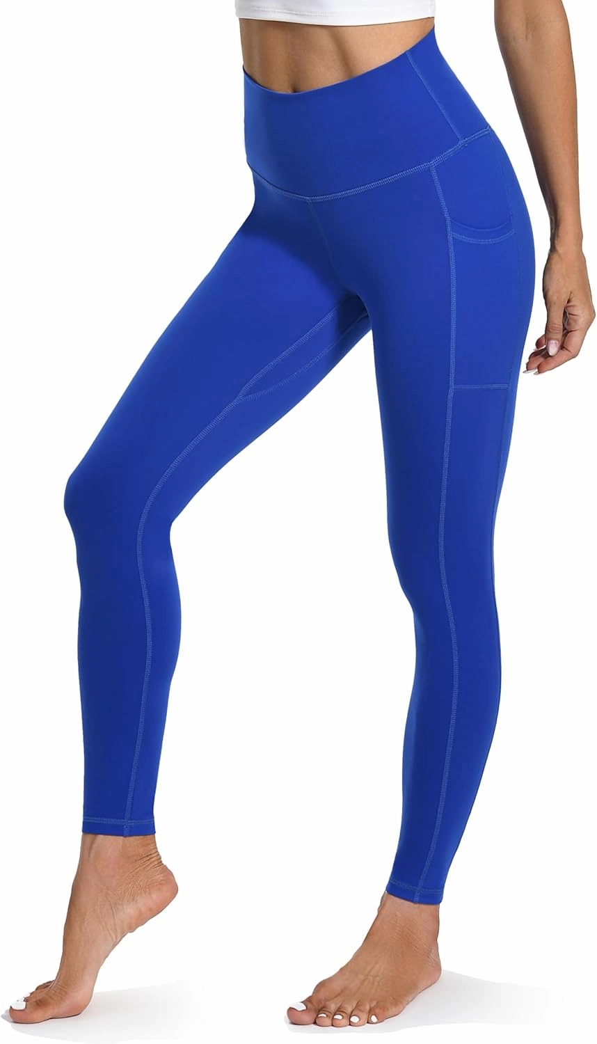 Colorfulkoala Women's High Waisted Yoga Pants 7/8 Length Leggings with Pockets