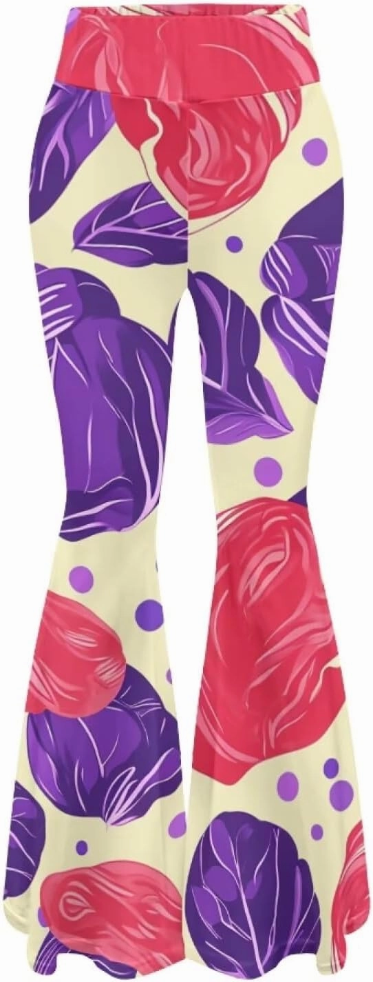 Comfy and Soft Yoga Pants for Dancing Party Women Flare Pants Stretch High Waisted Trousers for Womens Loose