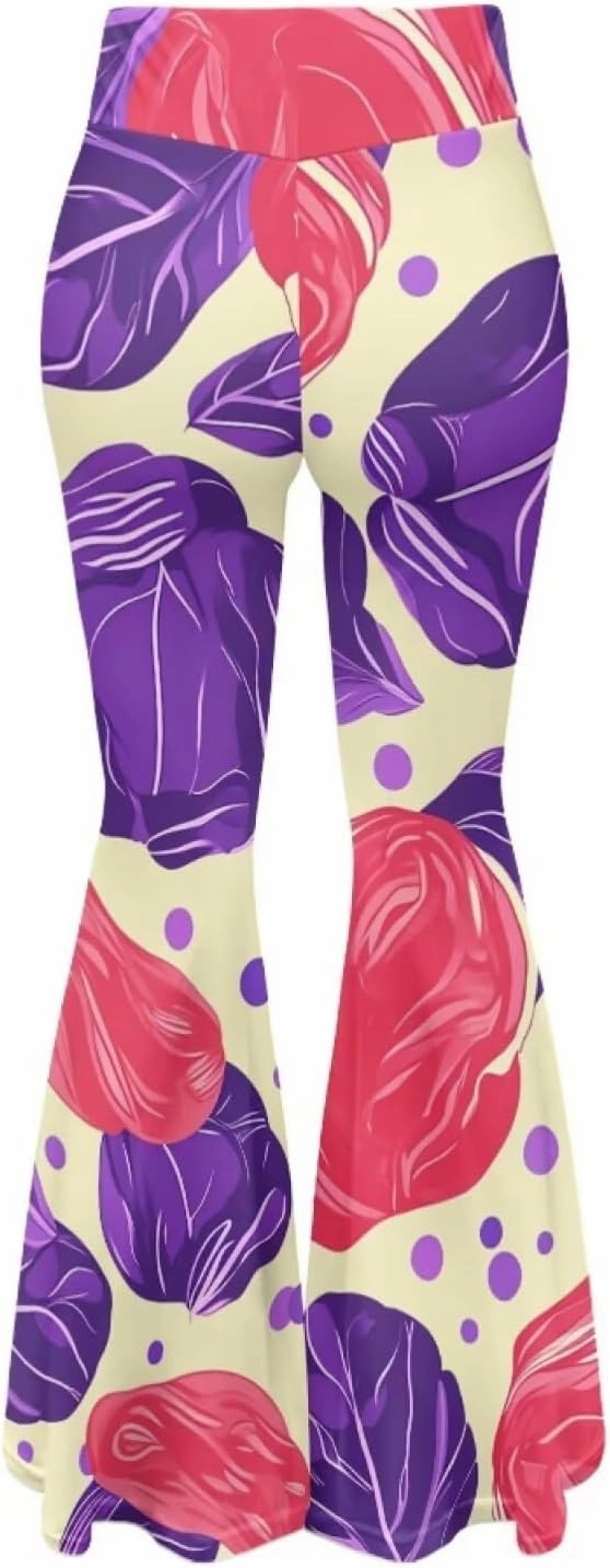 Comfy and Soft Yoga Pants for Dancing Party Women Flare Pants Stretch High Waisted Trousers for Womens Loose