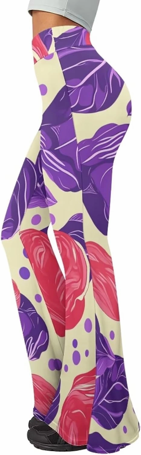 Comfy and Soft Yoga Pants for Dancing Party Women Flare Pants Stretch High Waisted Trousers for Womens Loose