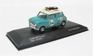 Corgi Vanguards Austin for Mini Cooper Rally Car Surf Blue Limited Edition 1/43 DIECAST Truck Pre-Built Model